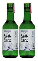 kit 2 Bebida Coreana Soju Chum Churum 16,5% Original 360ml