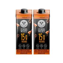 Kit 2 Bebida Láctea 3 Corações Power Whey com 15g de Proteína Cappuccino Doce de Leite 250ml Kit 2 Bebida Láctea 3 Corações Power Whey com 15g de Proteína Cappuccino Doce de Leite 250ml