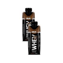 Kit 2 Bebida Láctea UHT Whey Protein Shake Dux Sabor Chocolate com 15g de Proteína 250ml Kit 2 Bebida Láctea UHT Whey Protein Shake Dux Sabor Chocolate com 15g de Proteína 250ml