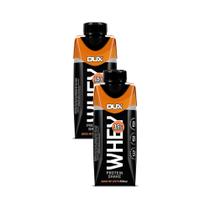 Kit 2 Bebida Láctea UHT Whey Protein Shake Dux Sabor Doce de Leite com 15g de Proteína 250ml Kit 2 Bebida Láctea UHT Whey Protein Shake Dux Sabor Doce de Leite com 15g de Proteína 250ml