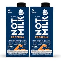 Kit 2 Bebida Vegetal 26g Proteína NOTMILK S/ Gluten 750ml Kit 2 Bebida Vegetal 26g Proteína NOTMILK S/ Gluten 750ml