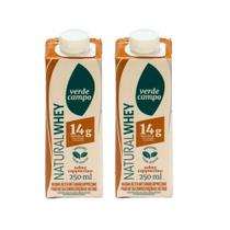 Kit 2 Bebida Whey Verde Campo 14g 250ml Cappuccino Cada