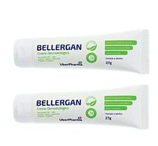 Kit 2 Bellergan Creme Antialérgico Natural 27g - Uberpharma