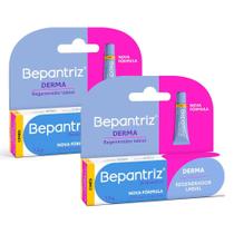Kit 2 Bepantriz Derma Regenerador Labial com 7,5ml