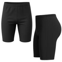 Kit 2 Bermuda De Ciclismo Masculina Anti Assadura Lisa Para Atividades Esportivas Short Natação