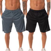 Kit 2 Bermuda Esportiva Masculina Bolso Academia Corrida Kit 2 Bermuda Esportiva Masculina Bolso Academia Corrida