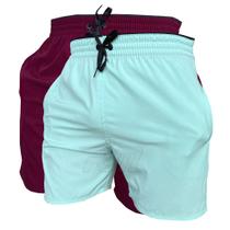 Kit 2 Bermuda Fit Esportes Dry-Fit
