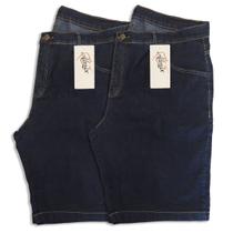 KIT 2 Bermuda Jeans Masculina PLUS SIZE