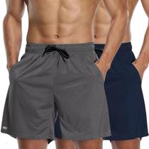 Kit 2 Bermuda Masculina Dry Fit Premium Treino Academia Gym