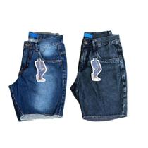 kit 2 Bermuda Masculina Jovem Basica 100% Algodao Luxo e Qualidade Premium