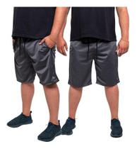 Kit 2 Bermuda Masculina Short Plus Size Esporte Com Bolsos