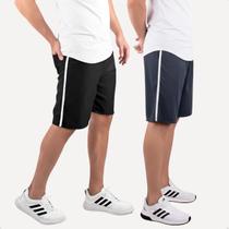 Kit 2 Bermuda Masculina Short Tactel Academia Treino
