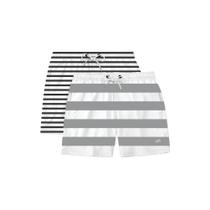 Kit 2 Bermuda Masculino Short Calção Mauricinho Praia Treino Academia Casual Listra Preta Kit 2 Bermuda Masculino Short Calção Mauricinho Praia Treino Academia Casual Listra Preta