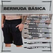Kit 2 Bermuda Short Moletom Masculino Swag Básica Casual Estilosa