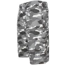 Kit 2 Bermudas Calção Sarja Brim Camuflada Masculino Militar Cargo 5 Bolsos Elástico Cordão