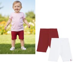 KIT 2 BERMUDAS CICLISTA MENINAS Nº 1 AO 3 ELIAN