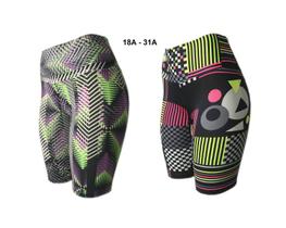 Kit 2 Bermudas Ciclista Suplex Lisa ou Estampada