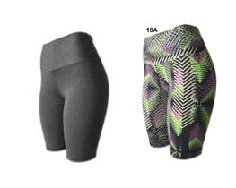 Kit 2 Bermudas Ciclista Suplex Lisa ou Estampada