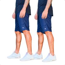 KIT 2 Bermudas Dry Fit Short Futebol Treino Academia