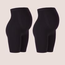 Kit 2 Bermudas Gestante Maternidade Sem Costura Zee Rucci