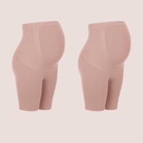 Kit 2 Bermudas Gestante Maternidade Sem Costura Zee Rucci