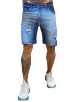 Kit 2 Bermudas Jeans Destroyed Kit 2 Bermudas Jeans Destroyed