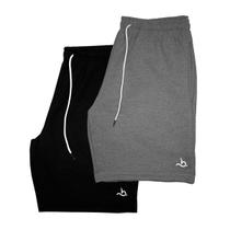 Kit 2 Bermudas Masculina Moletom Short Moletinho Bueno Store