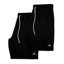 Kit 2 Bermudas Masculina Moletom Short Moletinho Conforto