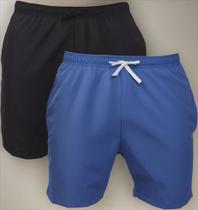 Kit 2 Bermudas Masculina Tactel Corrida Treino Academia