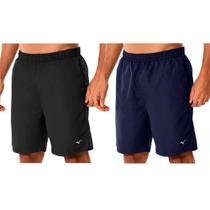 Kit 2 Bermudas Mizuno Bas Rip Stop 3 Masculina