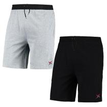 Kit 2 Bermudas Moletom Masculinas Algodão Bolso Confortável