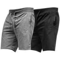 Kit 2 Bermudas Moletom Masculino Oilec Sports Lisa