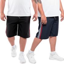 Kit 2 Bermudas Plus Size Masculina Short Tactel