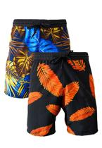 KIT 2 Bermudas Praia Masculina Short Tactel com elastano