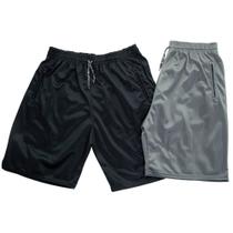 Kit 2 Bermudas Short Praia Ziper Treino Fitness Academia