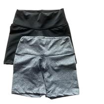 Kit 2 Bermudas Shorts Suplex Plus Size - Ddoor Fashion