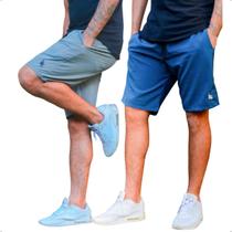 Kit 2 Bermudas Tactel Shorts Treino Academia com Elastano 099