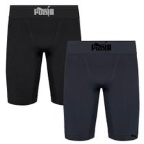 Kit 2 Bermudas Térmicas Puma Long Boxer Masculina