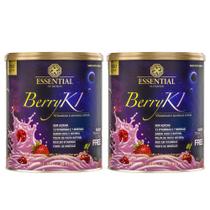 Kit 2 Berryki 300g Cada Frutas Vermelhas Essential Nutrition
