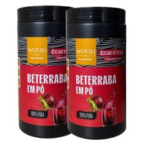 Kit 2 Beterraba Desidratada Em Pó 100% Pura 454g Wood