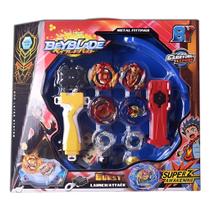 Kit 2 Beyblade 2 Lançadores Arena Profissional SORTIDOS Toys Import J24397