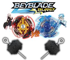 Kit 2 Beyblade Burst 2 Lançador Beyblade God Spriggan Luinor