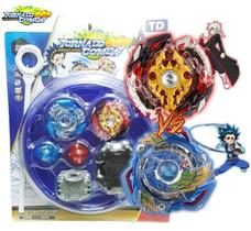 Kit 2 Beyblade Burst Valtryek Vs God Spriggan + 2 Lançador + Arena