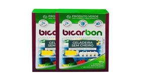 Kit 2 Bicarbonato de Sódio Bicarbon Geladeira Anti Odor 450g Kit 2 Bicarbonato de Sódio Bicarbon Geladeira Anti Odor 450g
