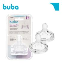 Kit 2 Bico De Silicone Para Mamadeira Easy Flow Buba Anticólica Macio BPA Free Kit 2 Bico De Silicone Para Mamadeira Easy Flow Buba Anticólica Macio BPA Free