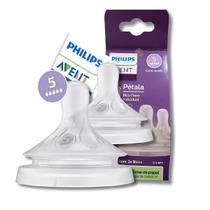 Kit 2 Bico Mamadeira Avent Philips Pétala T6 6M scy966/02 Kit 2 Bico Mamadeira Avent Philips Pétala T6 6M scy966/02