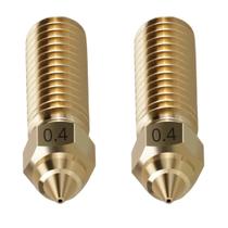 Kit 2 Bico Nozzle 0,4mm Creality K1 Sv06 Plus Sv07 K1 Max