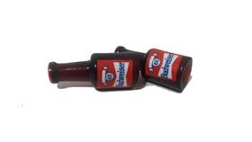 Kit 2 Bico Tampa Válvula Pneu Capa Mini Garrafa Budweiser