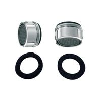 Kit 2 Bicos Arejadores Macho Para Torneira Filtro Rosca 24Mm Kit 2 Bicos Arejadores Macho Para Torneira Filtro Rosca 24Mm