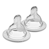 Kit 2 Bicos de Silicone Para Mamadeira 2m+ Fluxo Médio - MAM